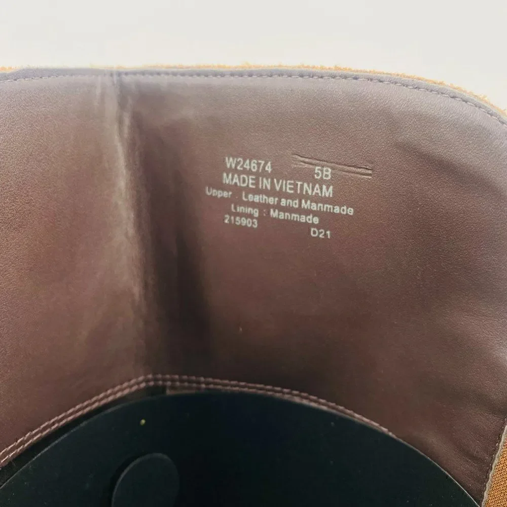Cole Haan Size 5B Tan Water Resistant Suede Calgary Over the Knee Boots